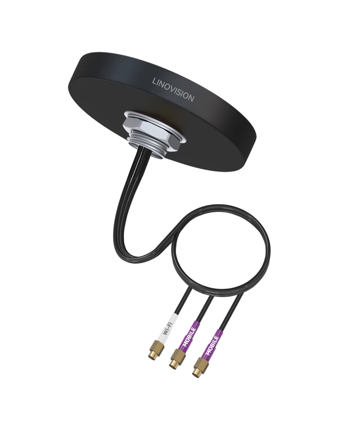 4G LTE MIMO هوائي و3WiFi في 1، 2* 4G LTE و1* WIFI ثنائي النطاق، هوائي SMA خارجي للسقف لجهاز IOT-R32W