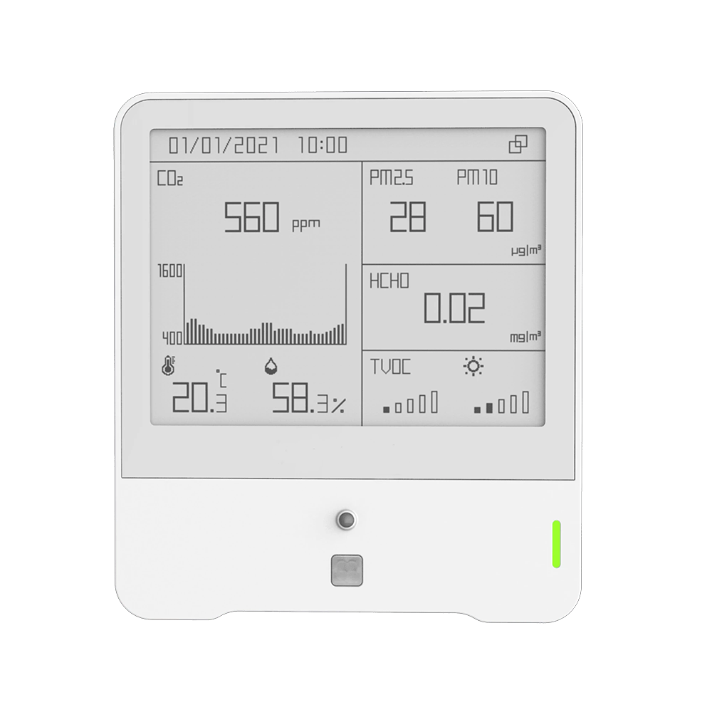 مستشعر مراقبة جودة الهواء والبيئة الداخلي LoRaWAN